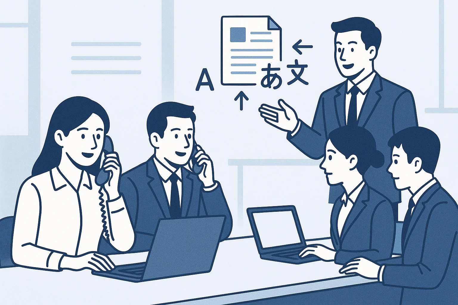 Translation Services Illustration